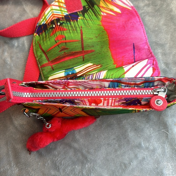 NWOT Kipling Small Crossbody Bag Abstract Print - Picture 7 of 13